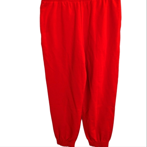 Regular Fit Metal Logo Red Sweatpants...Size Large - Picture 6 of 9